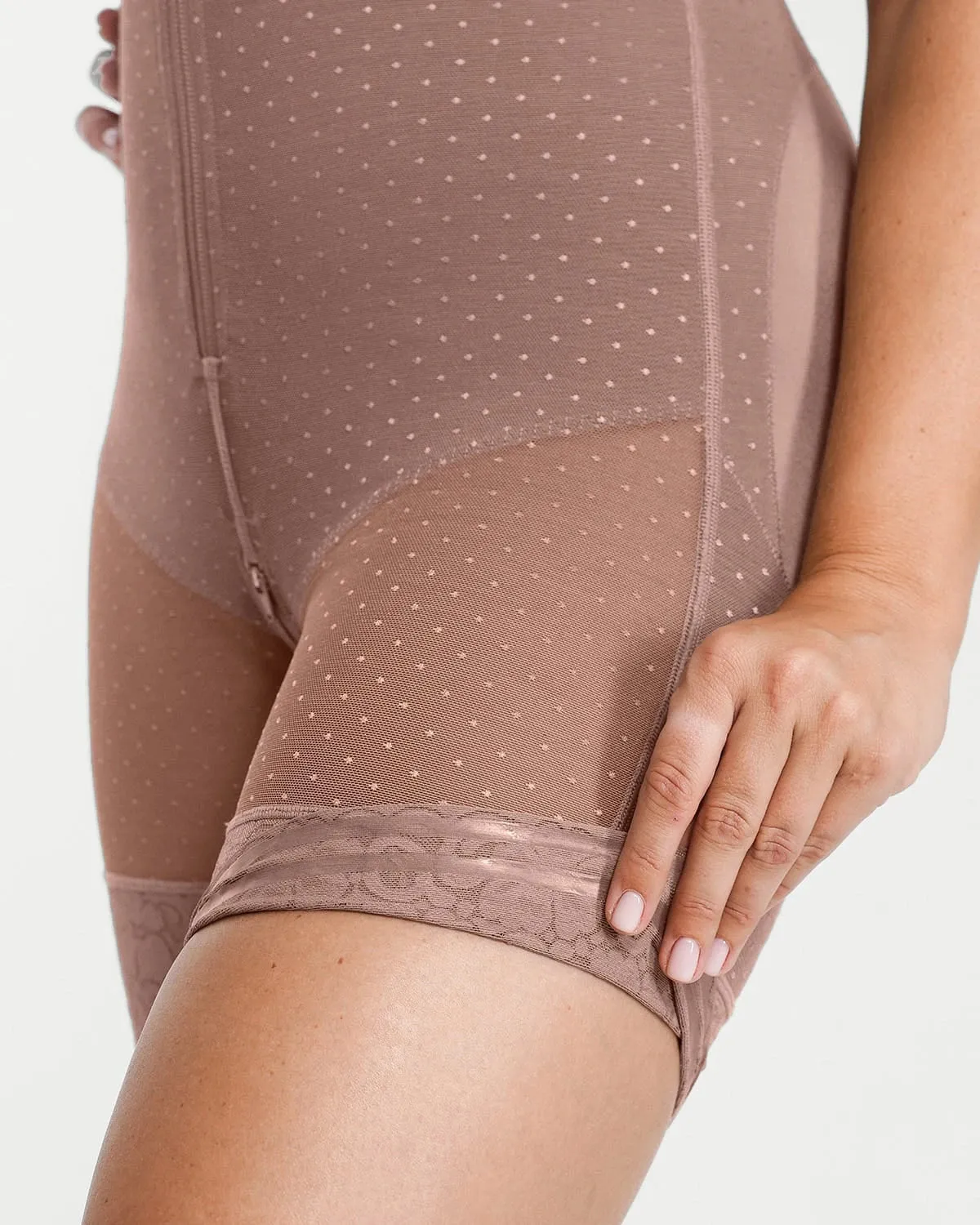 AirSlim® High Waist Butt-Lifting Polka Dot Shorts
