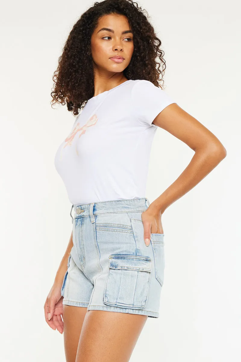 Ashleigh Ultra High Rise Cargo Shorts