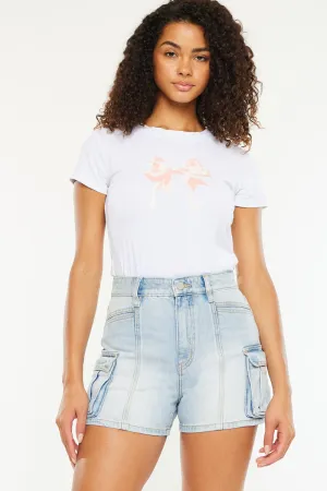 Ashleigh Ultra High Rise Cargo Shorts