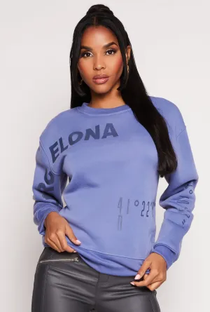 Barcelona Graphic Sweatshirt