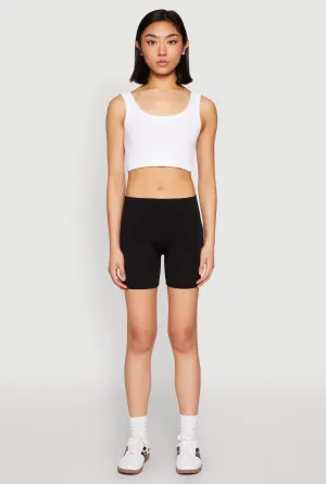 Basic Seamless Biker Shorts