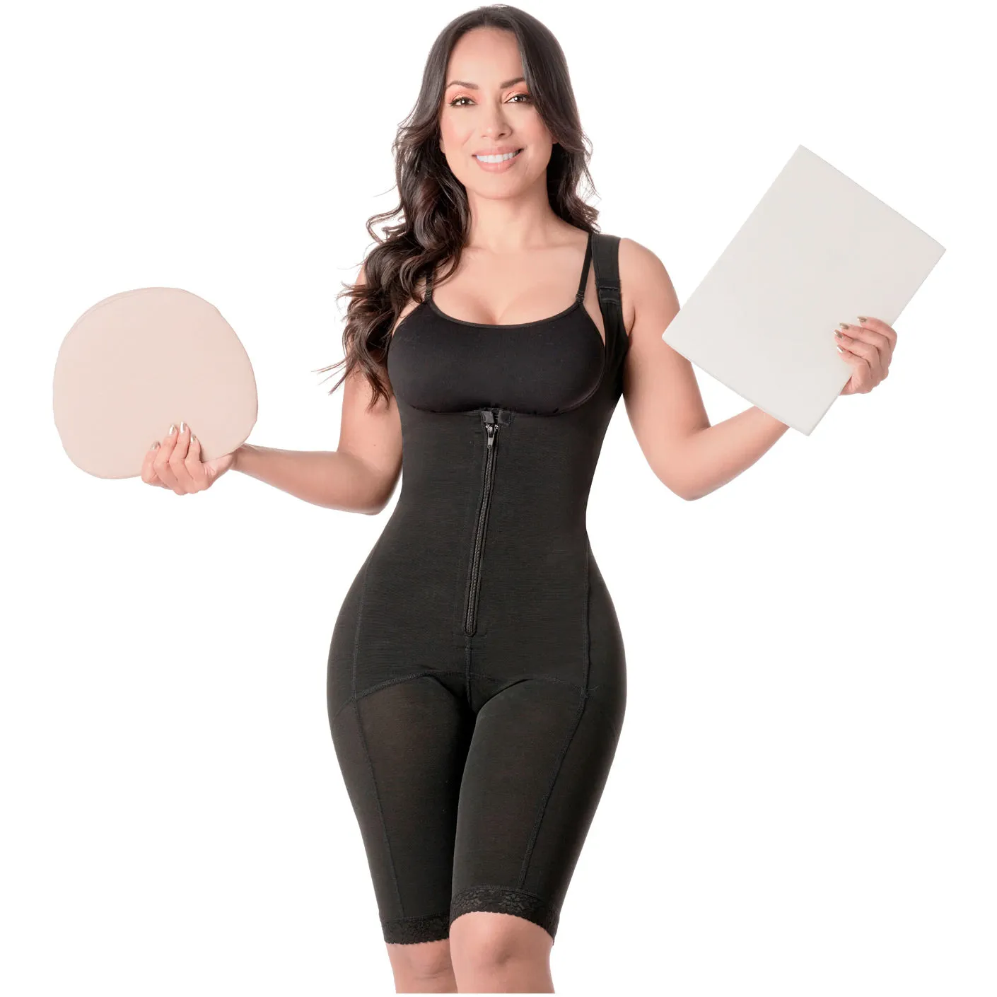 Be Shapy | Diane & Geordi 2397 Colombian Fajas Body Shaper   Ab Board Liposuction   Abdominal Lipo Foams