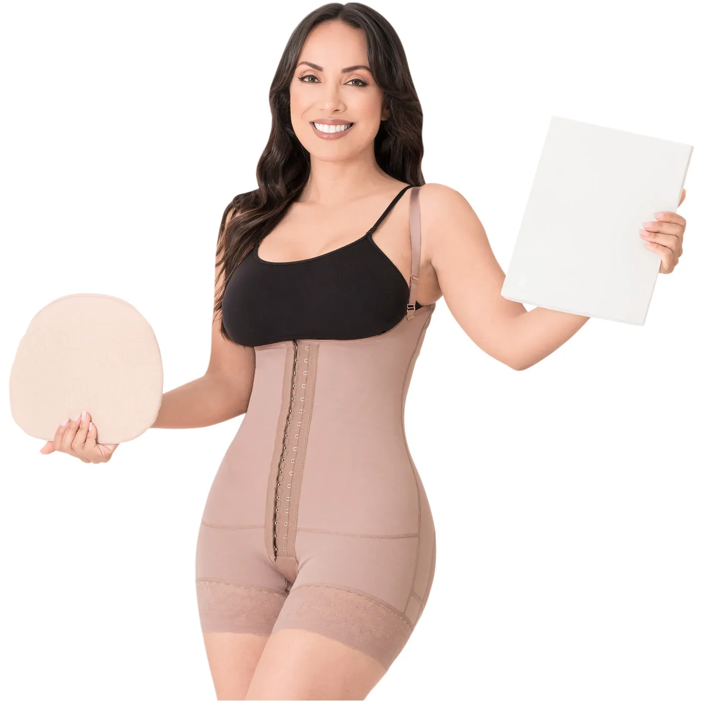 Be Shapy | Laty Rose 21113 Shapewear Tummy Control   Abdominal Lipo Board and Foam | Powernet Colombian Body Shaper