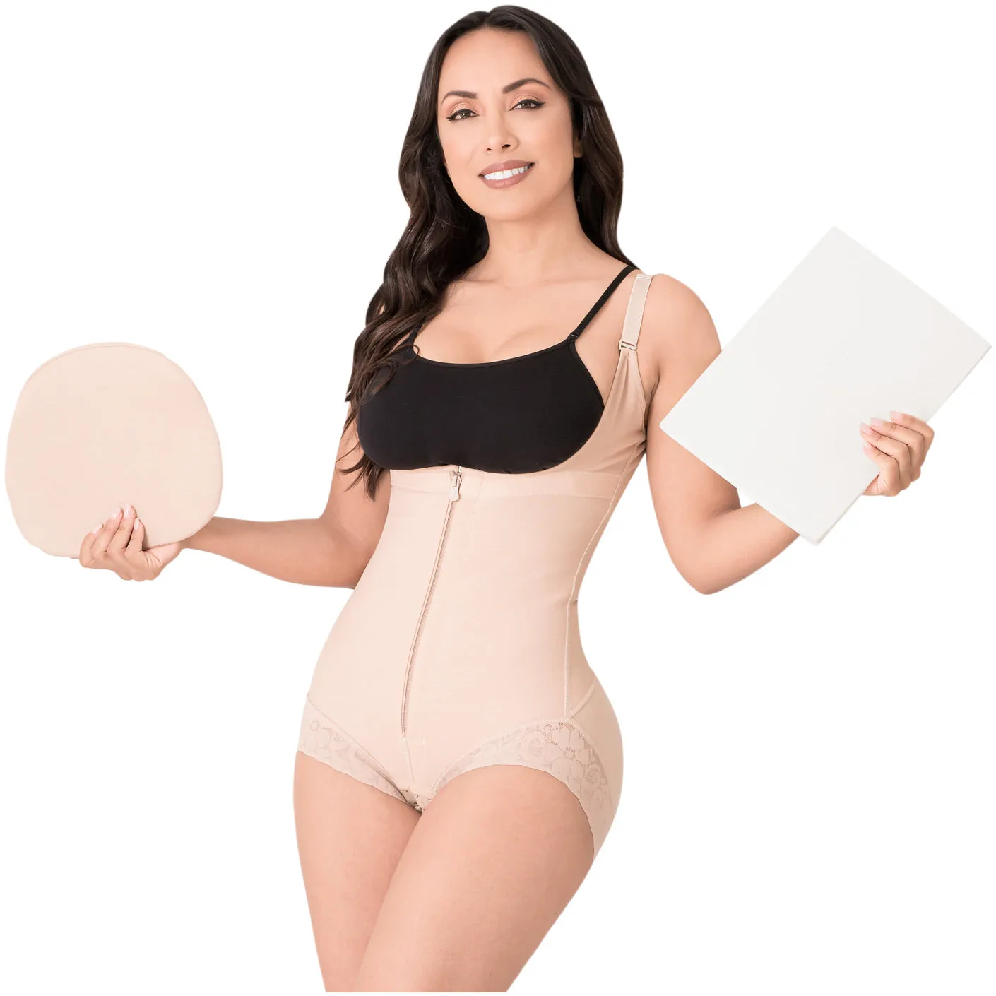 Be Shapy | Salome 0413 Colombian Fajas for Women   Liposuction Ab Board | Butt Lifter and Tummy Control Shapewear for Women