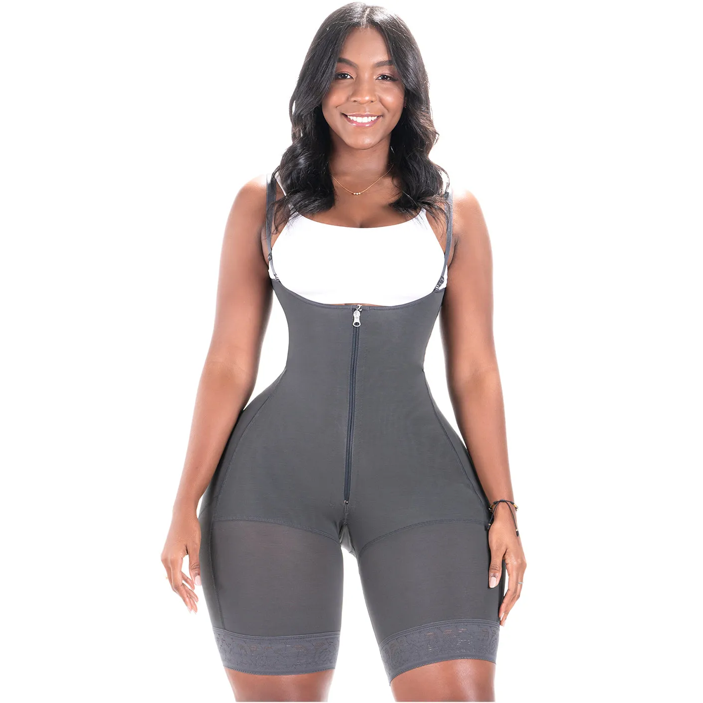 Bling Shapers 099ZF | Bum Lifter Tummy Control Shapewear Mid Thigh Faja for Curvy Wide Hips Small Waist Women | Daily Use