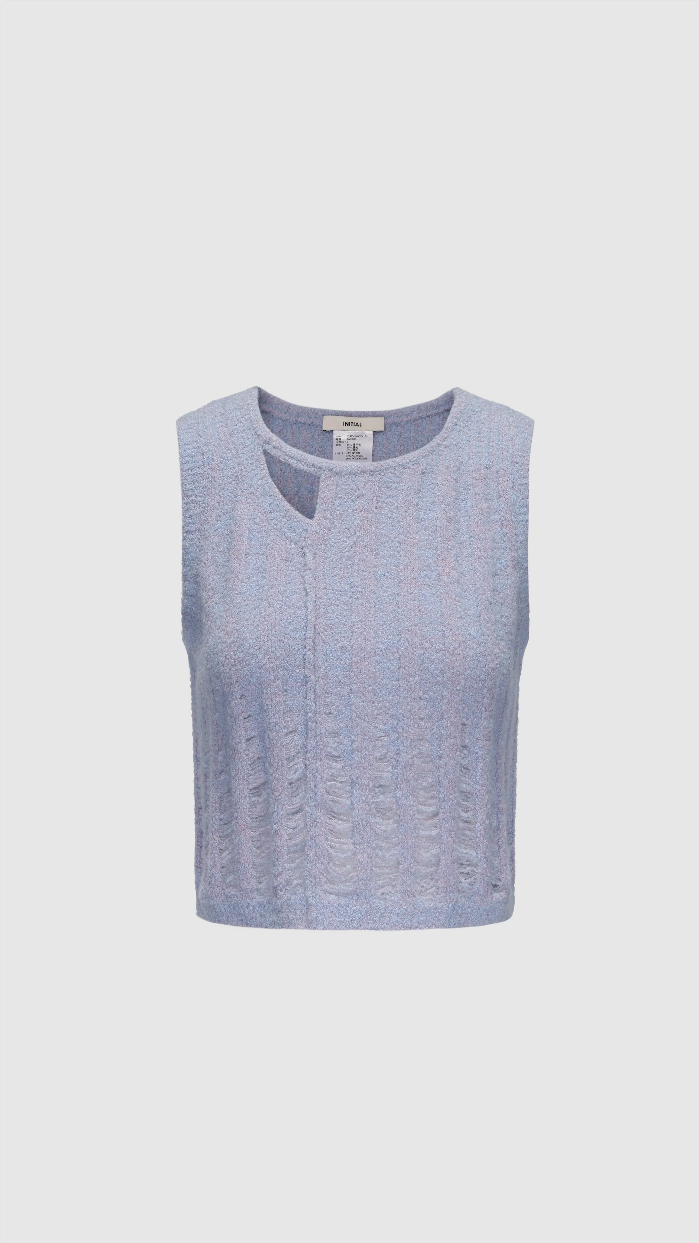 Boucle Cropped Vest