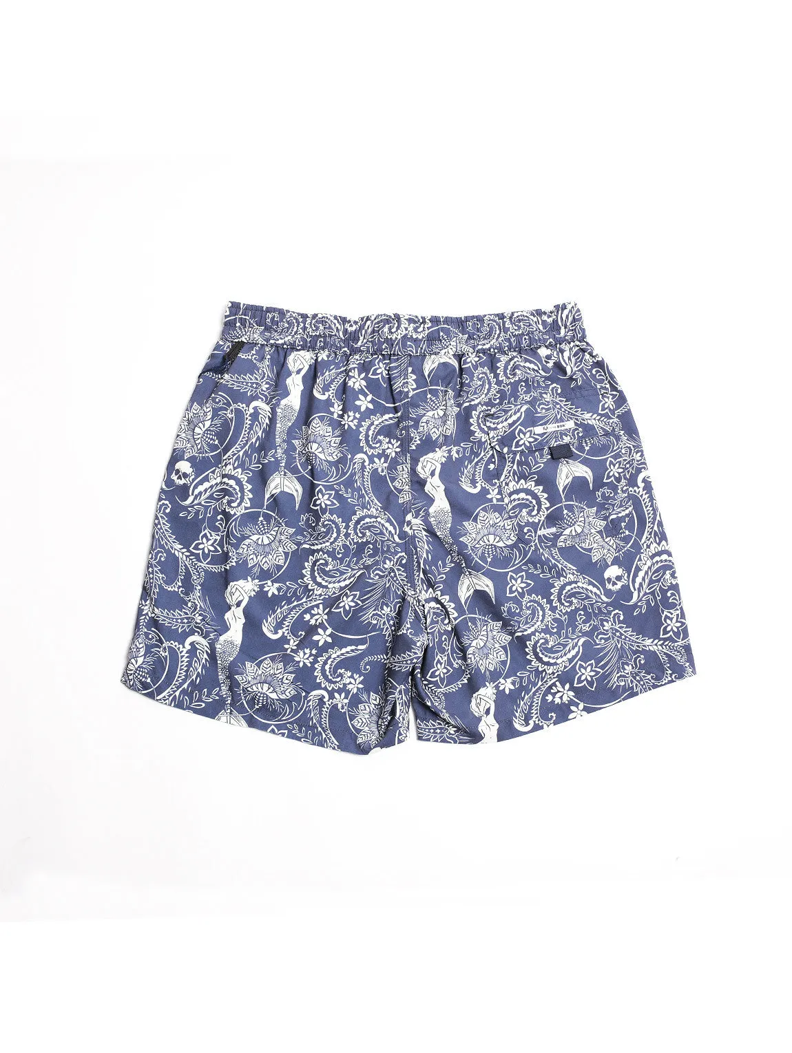 Boxer shorts Mermaid Blue / White