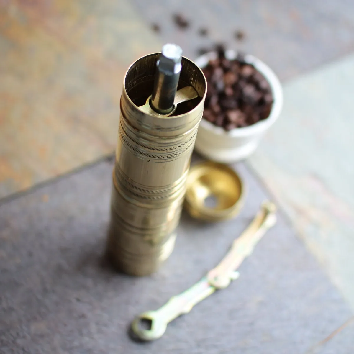 Brass Coffee Grinder