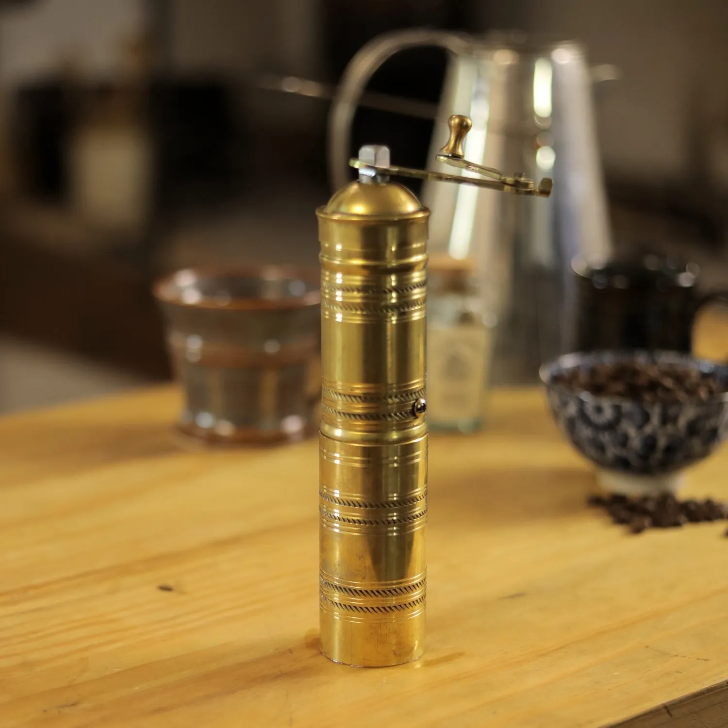 Brass Coffee Grinder