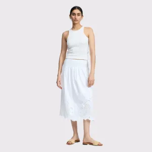 Clem Lace Skirt (White)