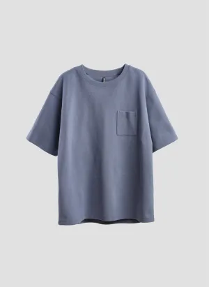 Cotton Rib Short Sleeves Top
