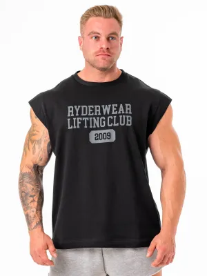 Cut Off Muscle Tank - Black