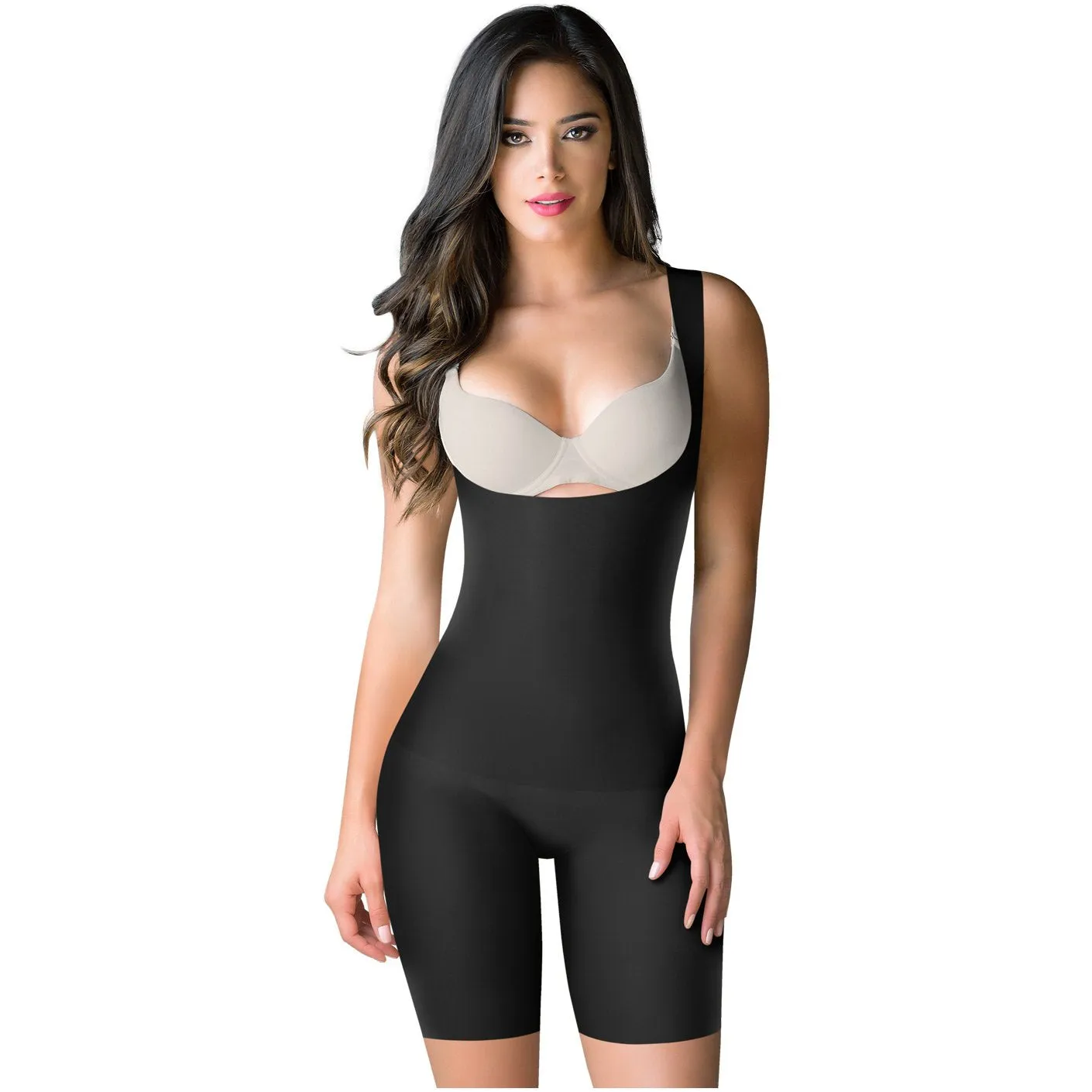 Daily Use Best Everyday Shapewear Mid-thigh length & Open crotch design Fajas Romanza 2020