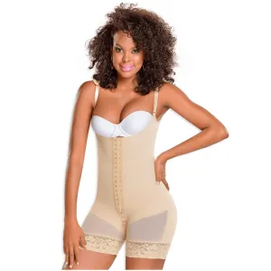 Daily Use Special Event Shapewear Mid-thigh length & 2-level hook&eye front closure Fajas MYD0068