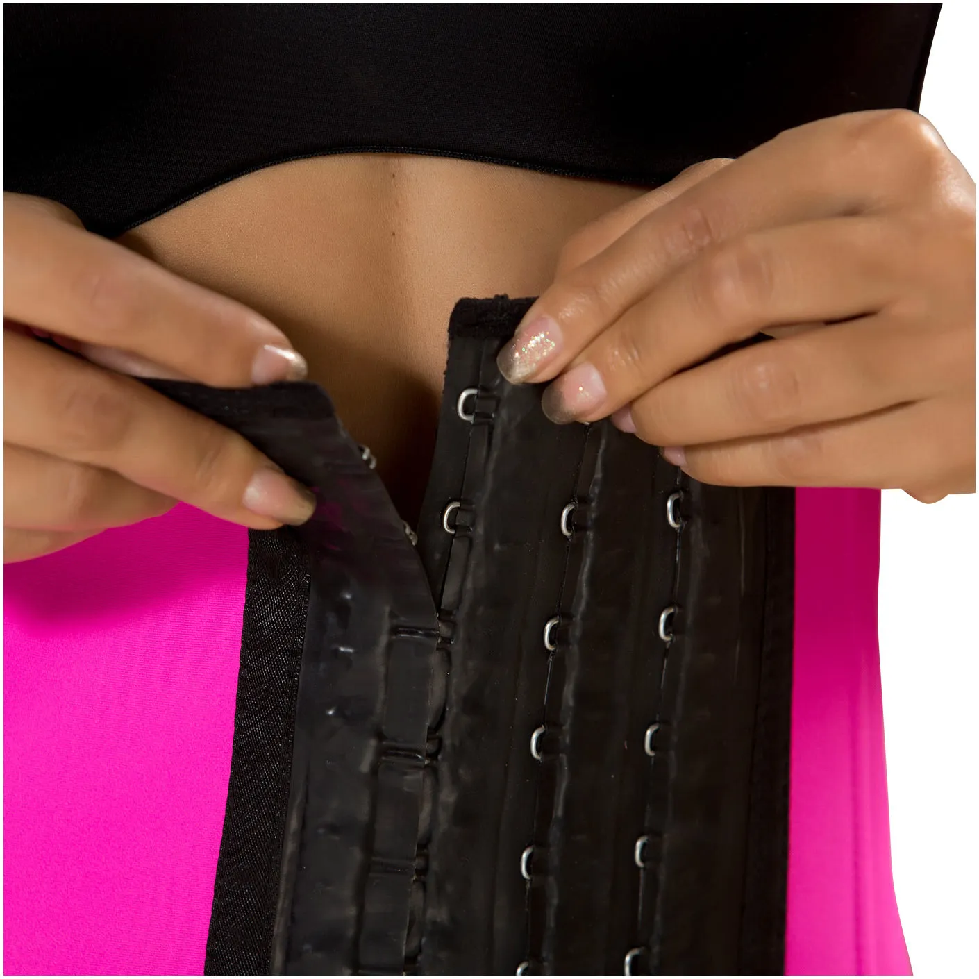 Daily Use Waist Trainer High compression & Hook and eye closure Fajas Laty Rose 1042