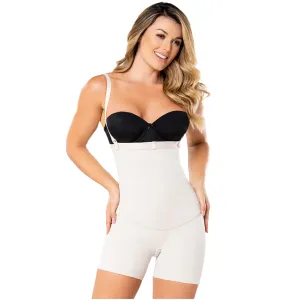 Diane & Geordi 002389 | Postpartum Butt Lifter Bodysuit | Strapless Shapewear Faja Shorts