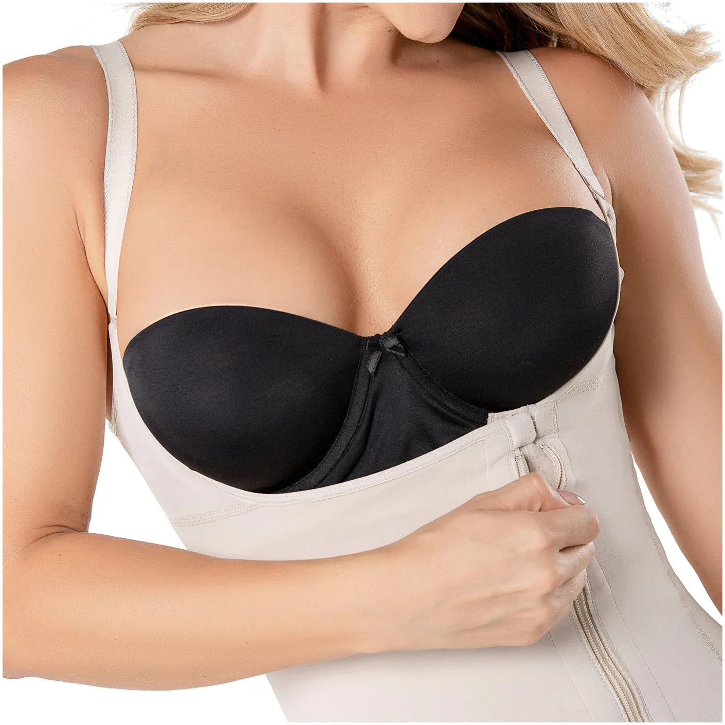 Diane & Geordi 002409 | Tummy Control Postpartum Faja for C-section | Boyshort Bodysuit