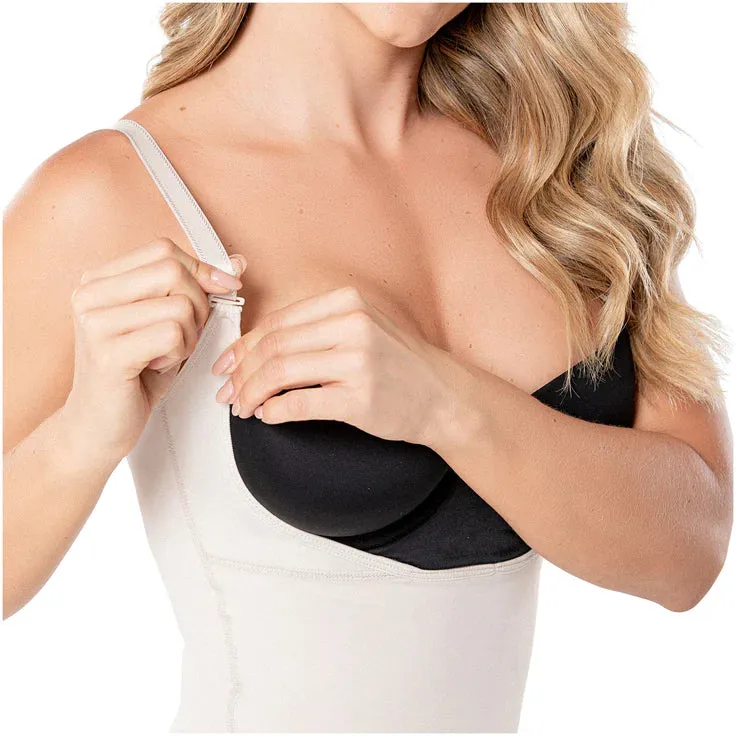 Diane and Geordi Fajas 002374 | Women Thong Bodysuit Slimming Faja | Strapless with Tummy Control