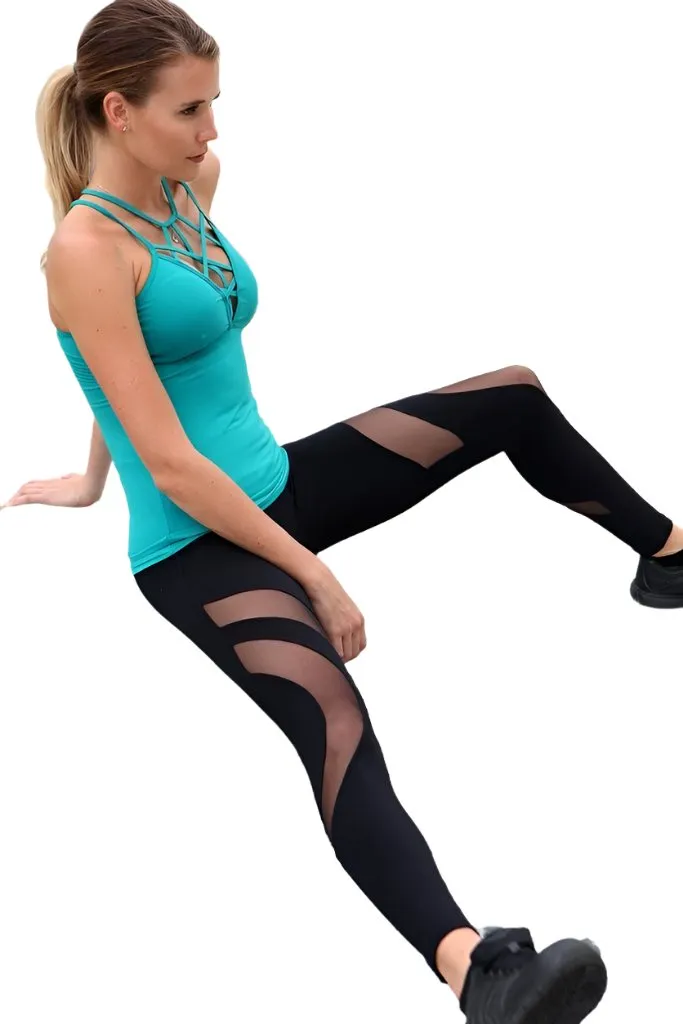 Equilibrium Activewear Long Top LT1106 Olivia Jade