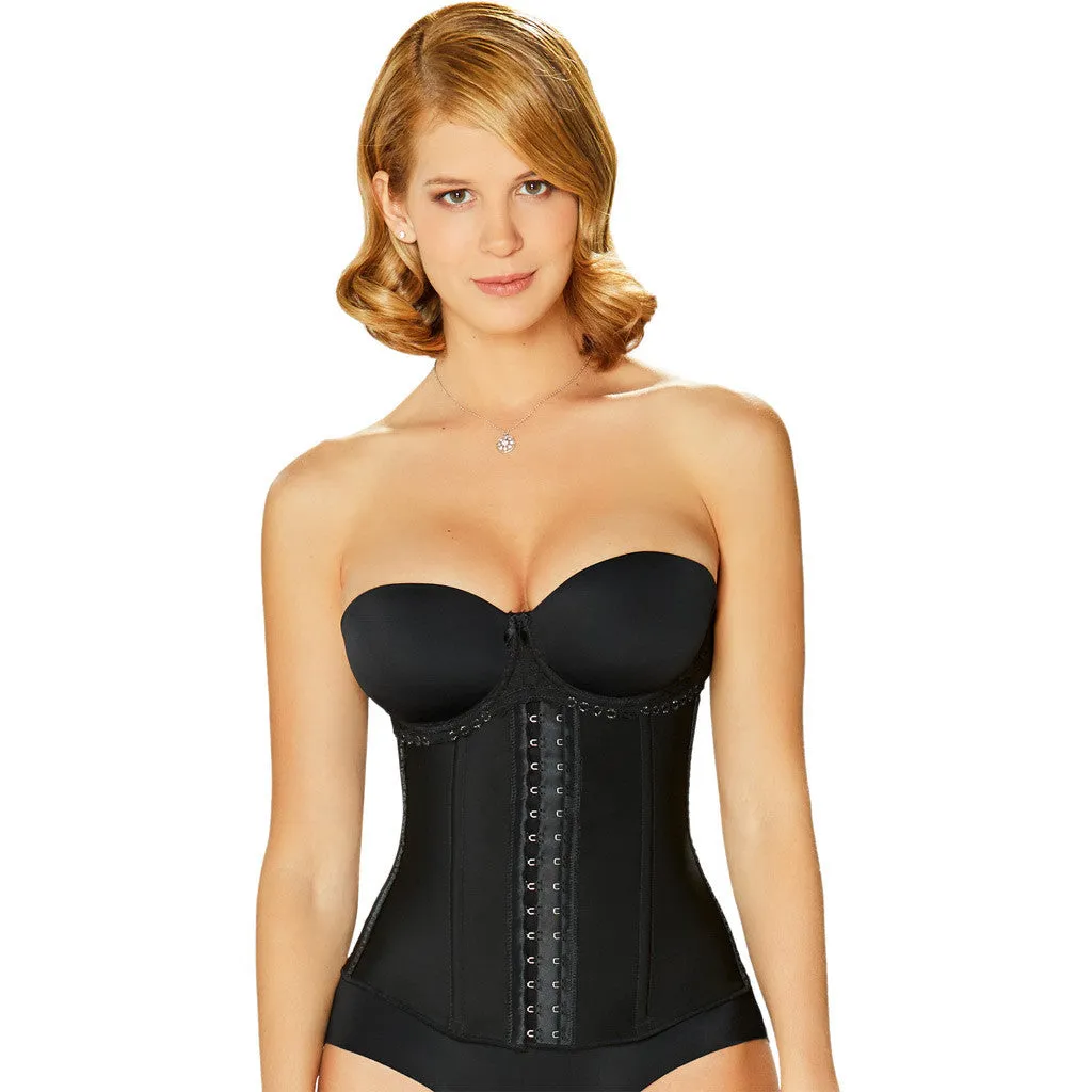 Fajas Diane & Geordi 002396 Strapless Microfiber Waist Cincher | Tummy Control Shapewear for Women Everyday Use