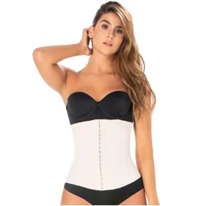 Fajas Diane & Geordi 002396 Strapless Microfiber Waist Cincher | Tummy Control Shapewear for Women Everyday Use