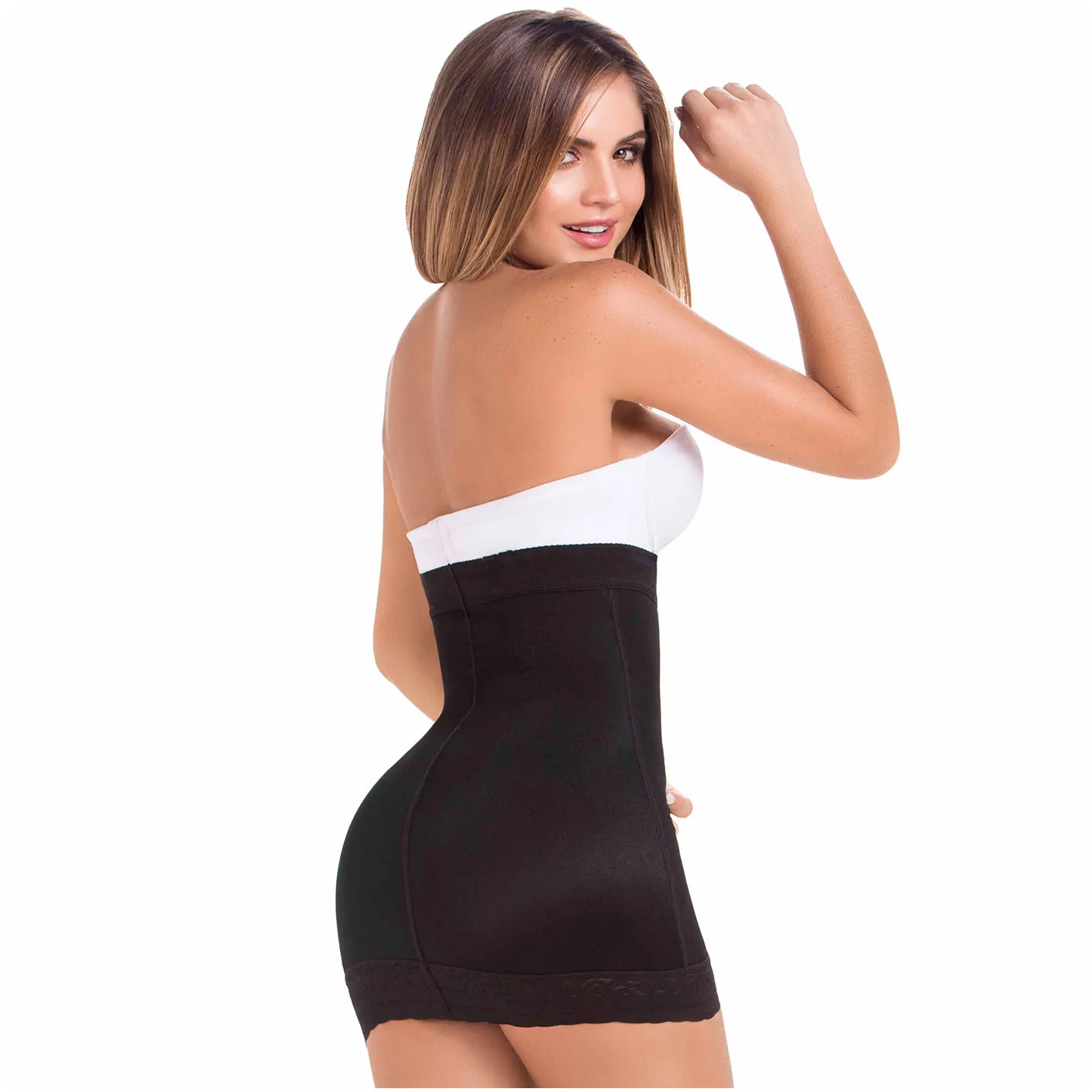 Fajas MariaE FU112 Everyday Use Tummy Control Shapewear for Women | Girdle for Dress