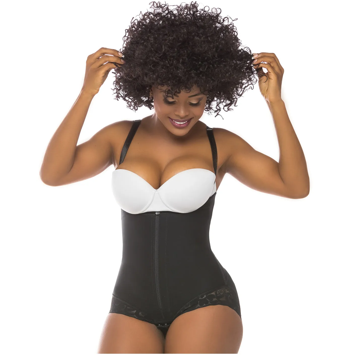 Fajas Salome 0412 | Colombian Fajas Strapless Butt Lifting Shapewear Girdle for Dresses | Daily Use Body Shaper