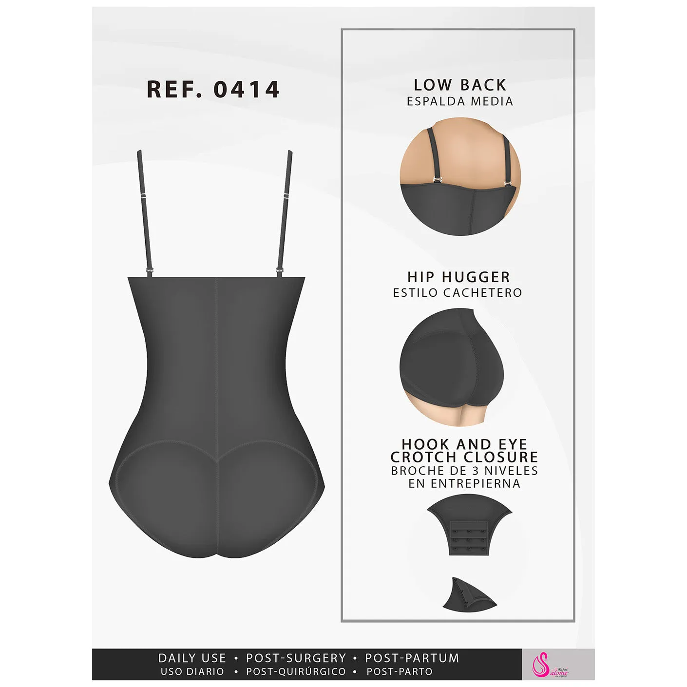 Fajas Salome 414 | Tummy Control Shapewear for Women Everyday Use Colombian Fajas for Dresses