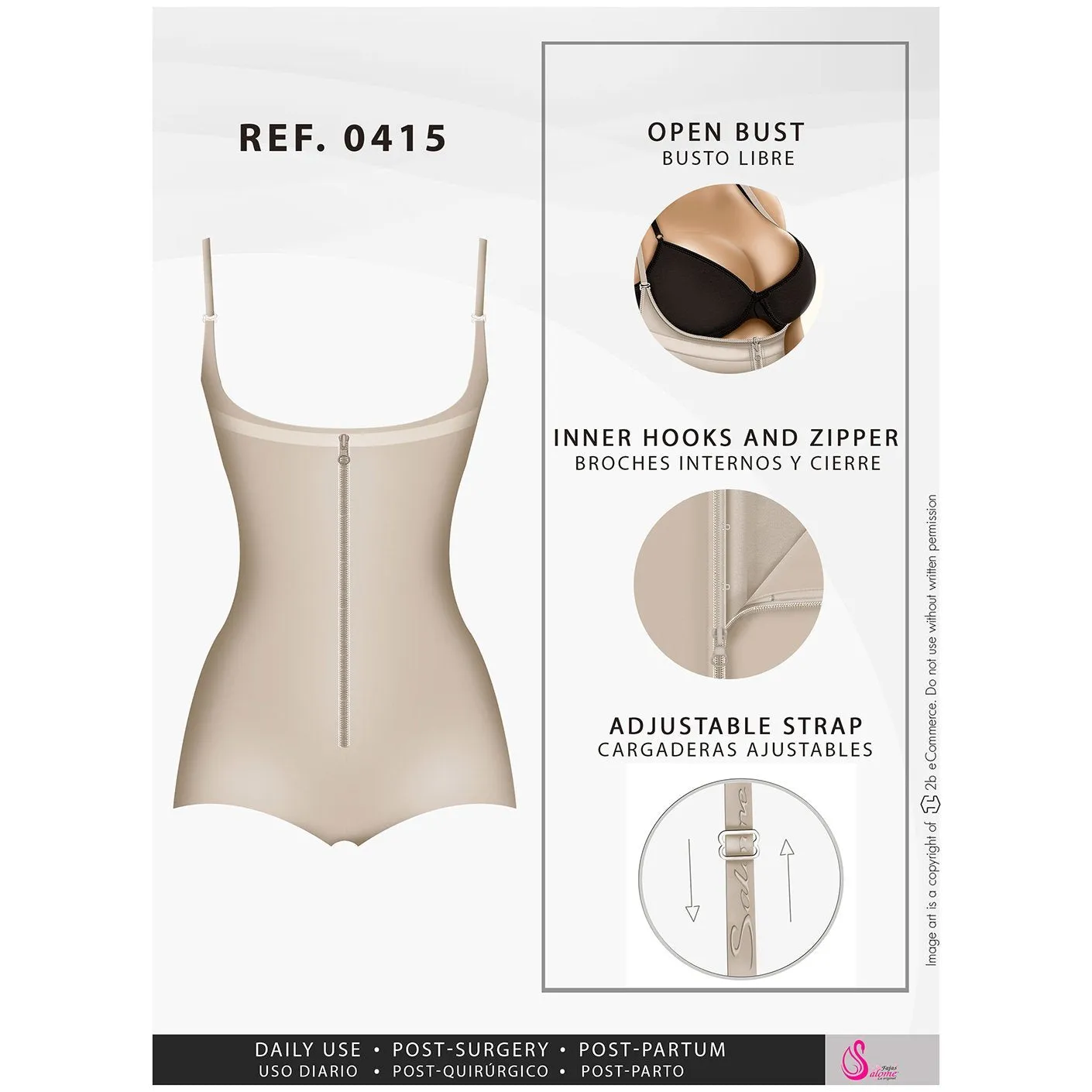 Fajas Salome 415 | Tummy Control Shapewear for Women Everyday Use Colombian Fajas for Dresses