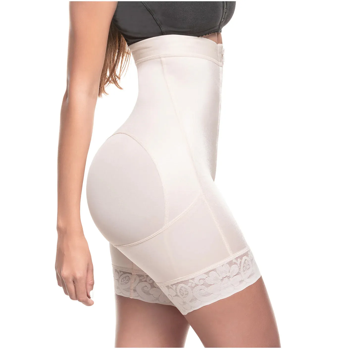 Fajas SONRYSE TR73ZF | High Rise Butt Lifting Shapewear Shorts for Women | Daily Use | Triconet