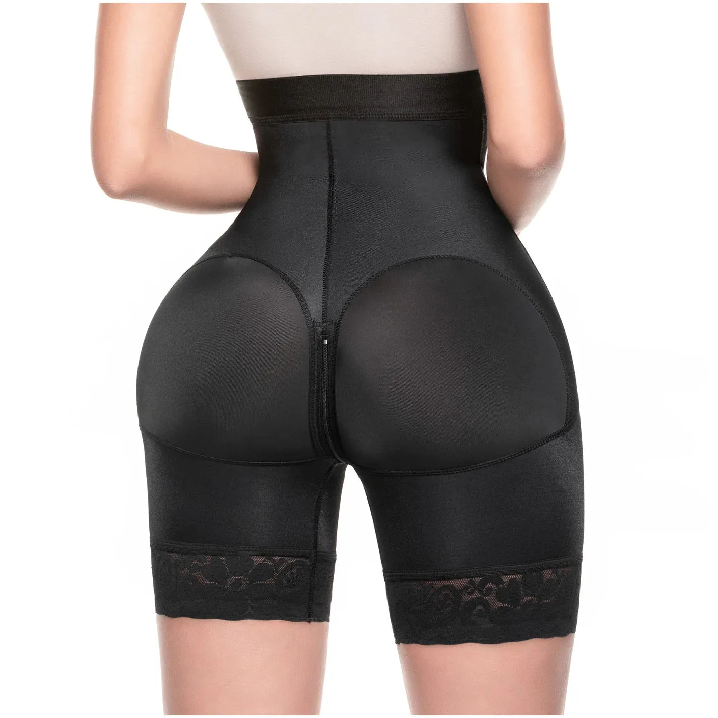 Fajas SONRYSE TR73ZF | High Rise Butt Lifting Shapewear Shorts for Women | Daily Use | Triconet
