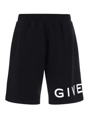 Givenchy Logo Printed Elastic Waist Shorts
