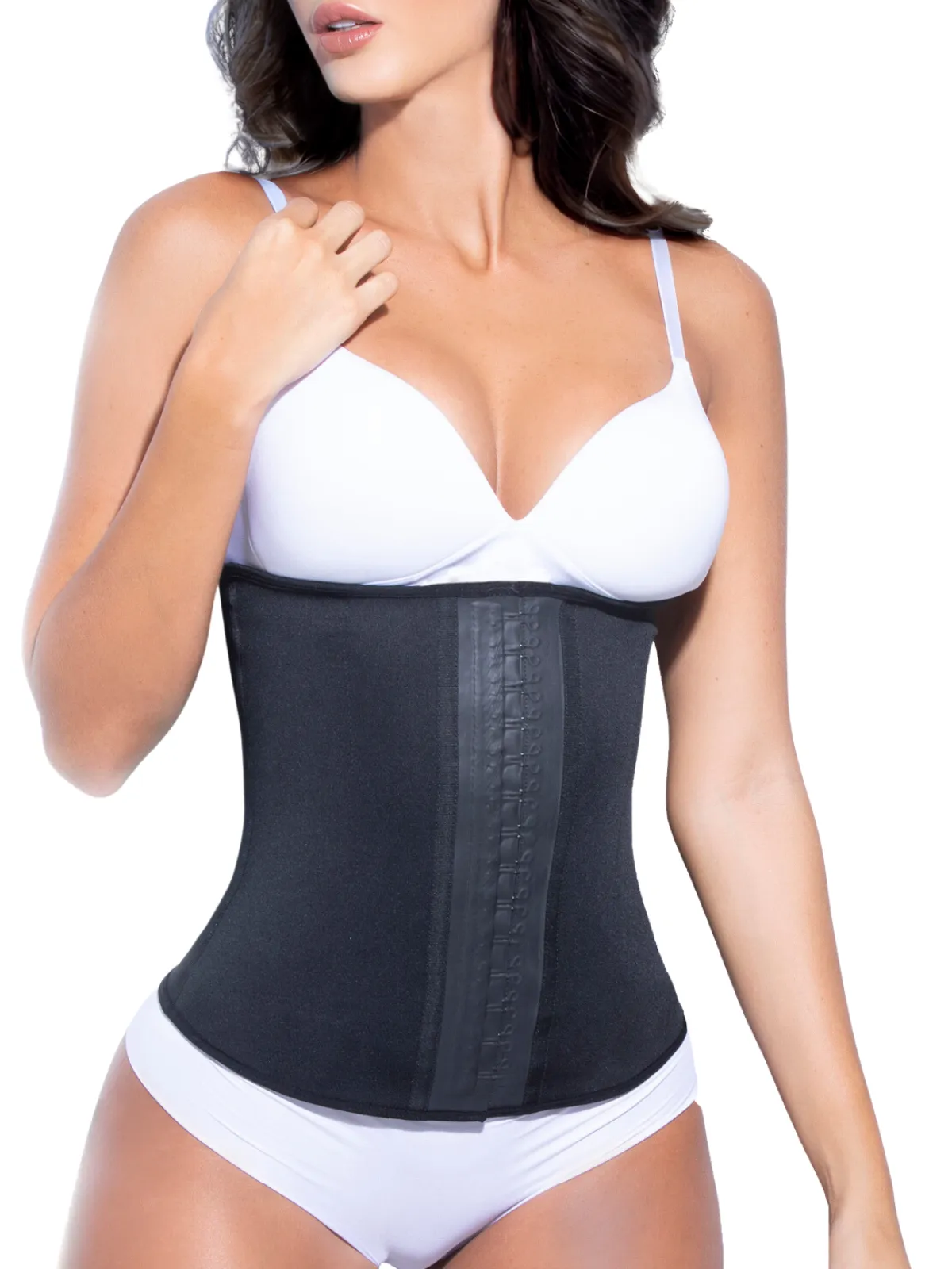 High-Compression Waist Cincher with Double Lining and 100% Natural Latex
