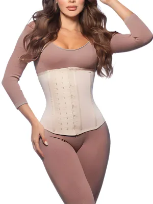 High-Compression Waist Cincher with Double Lining and 100% Natural Latex