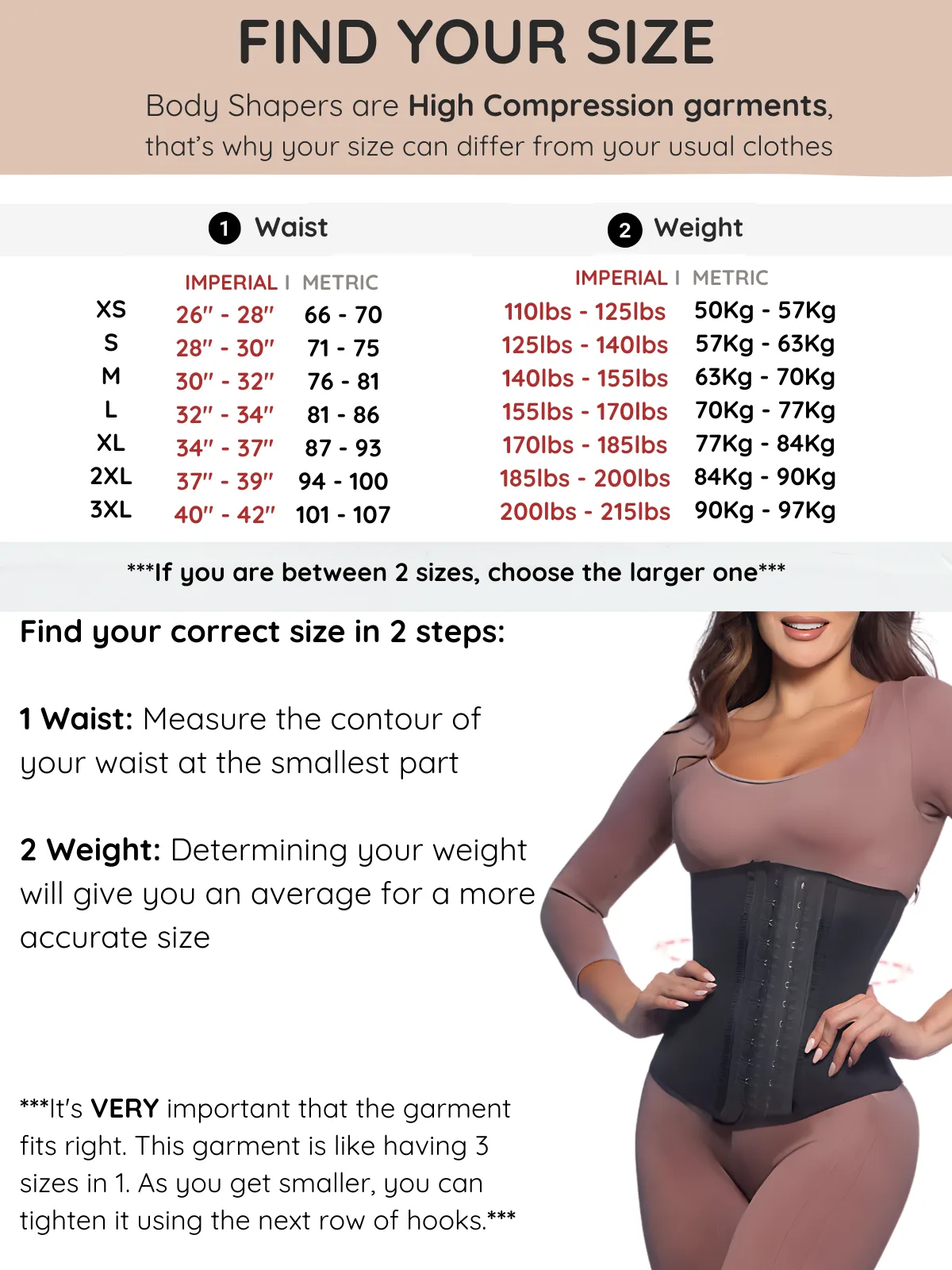 High-Compression Waist Cincher with Double Lining and 100% Natural Latex