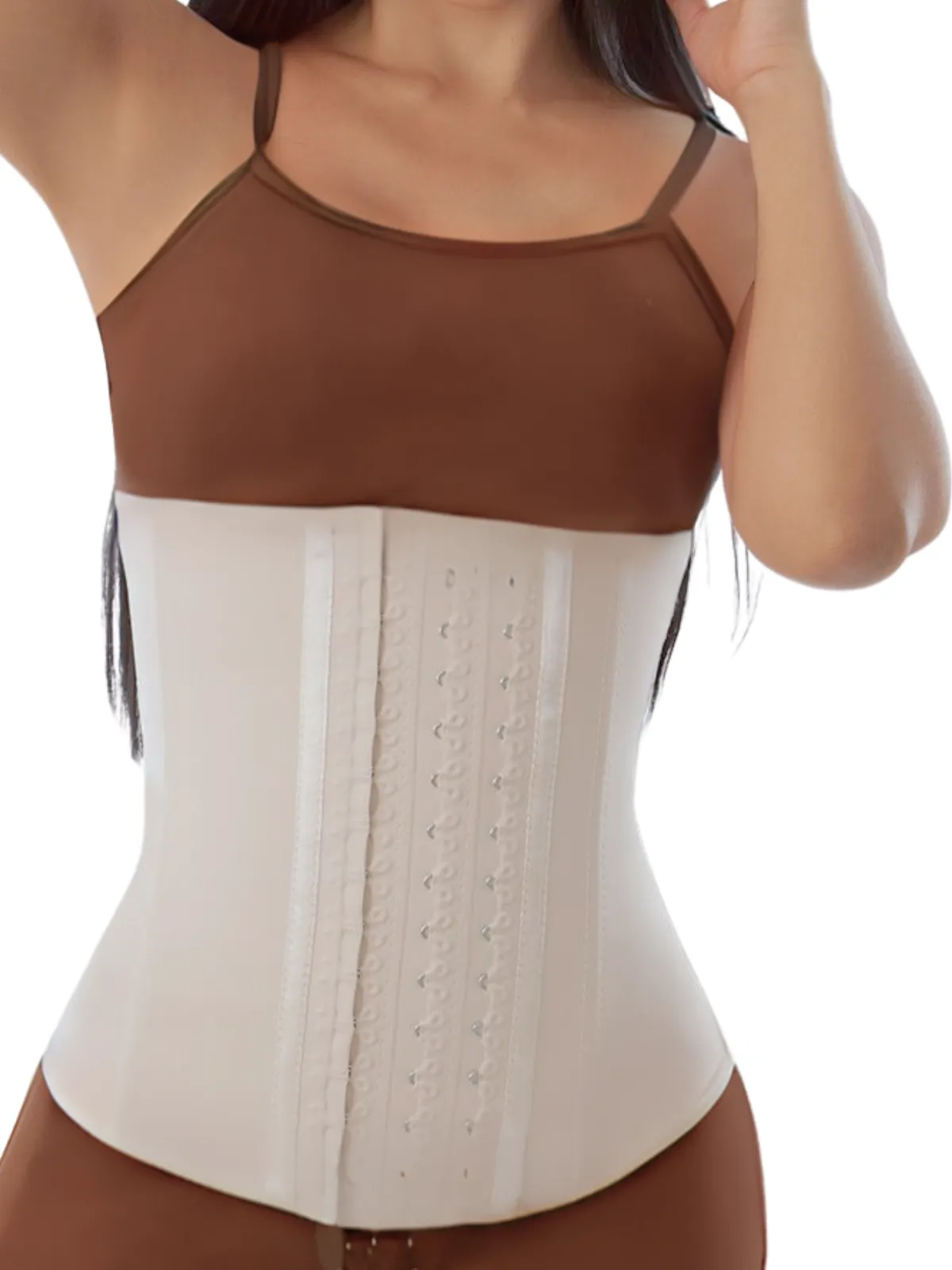 High-Compression Waist Cincher with Double Lining and 100% Natural Latex
