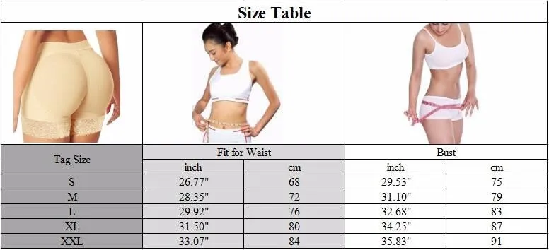 Hip Shapewear Butt Lifter Underwear  Tummy Body Shapers Control Panties Boyshorts