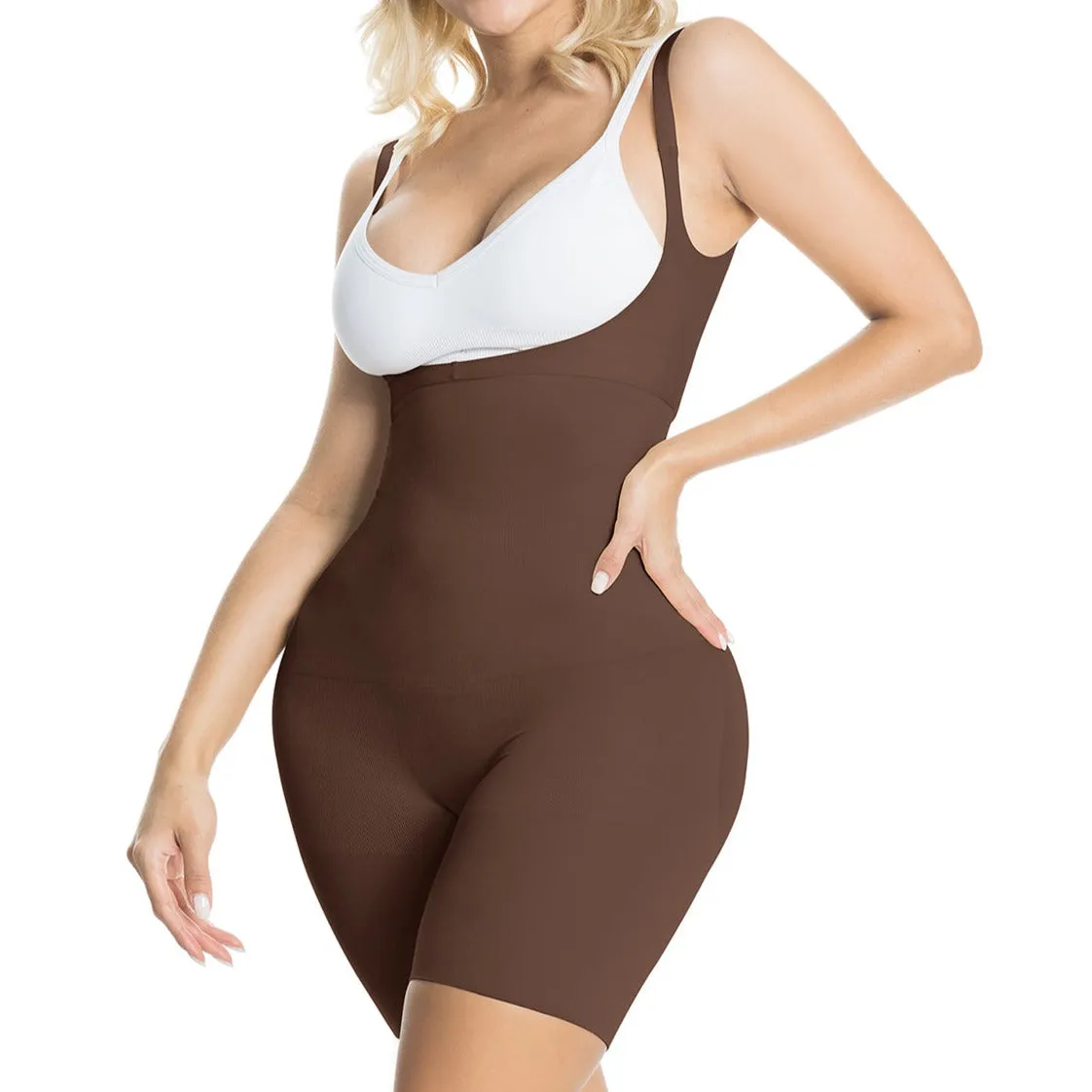 Kurvas CH003SL | Daily Use Everyday Shapewear Mid-Thigh Length For Dresses