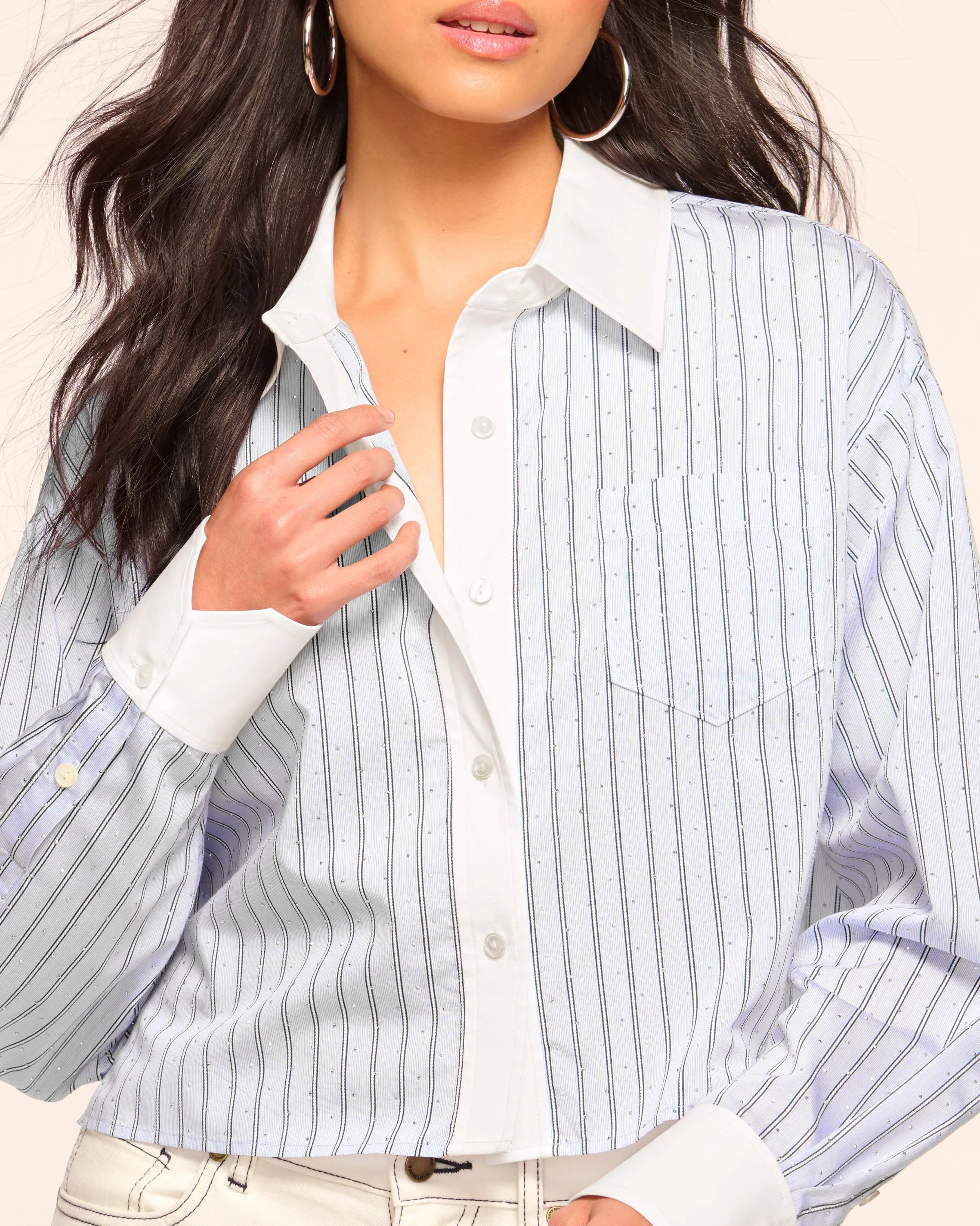 Lennox Embellished Long Sleeve Shirt