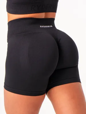 Lift Scrunch Shorts - Black