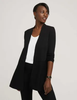 Long Cardigan With Waist Seam- Sale