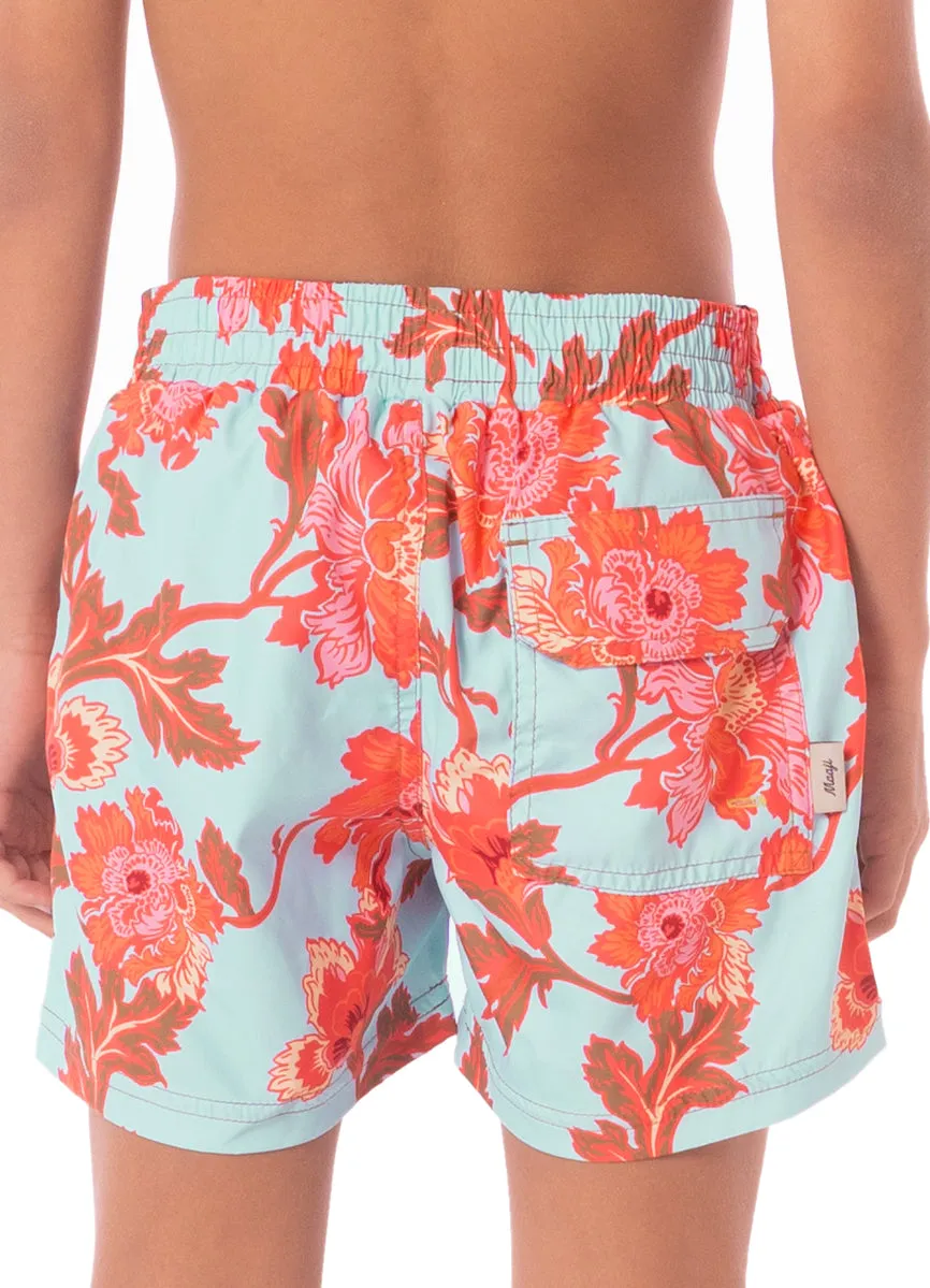 Maaji Floral Sky Little Sailor Boys Trunks