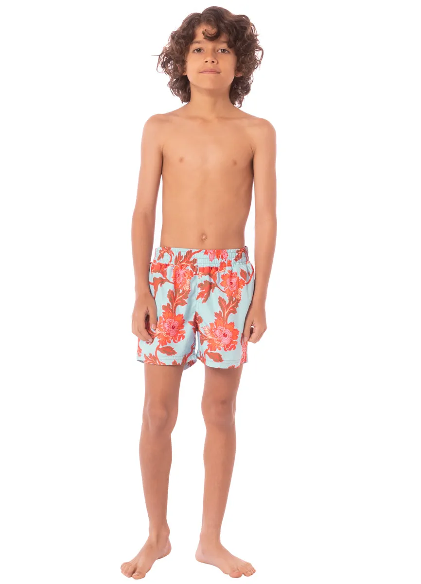 Maaji Floral Sky Little Sailor Boys Trunks
