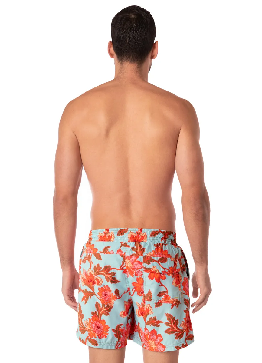 Maaji Floral Sky Sailor Sporty Shorts