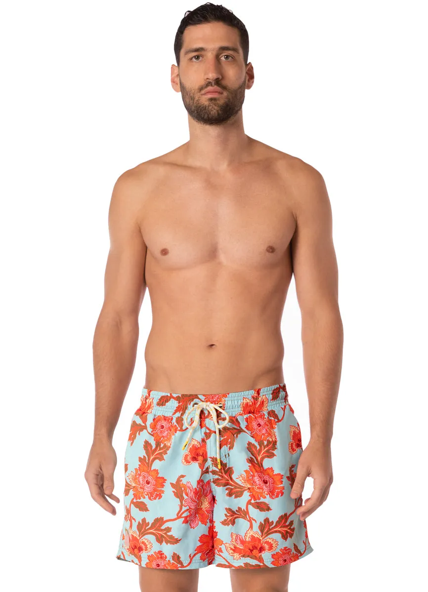 Maaji Floral Sky Sailor Sporty Shorts
