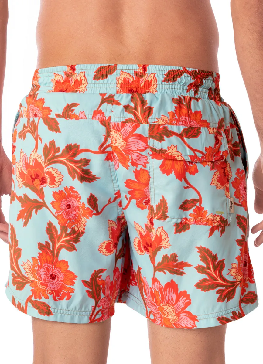Maaji Floral Sky Sailor Sporty Shorts