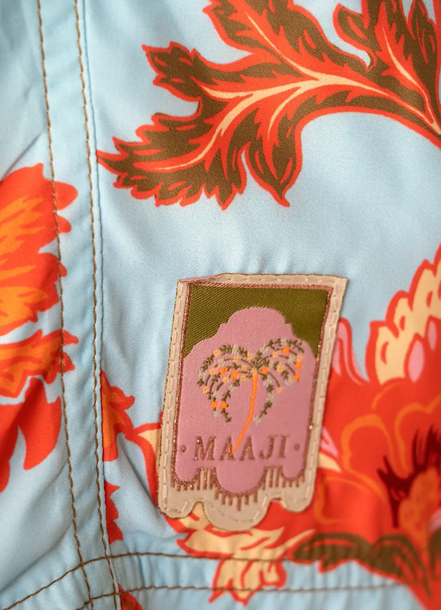 Maaji Floral Sky Sailor Sporty Shorts