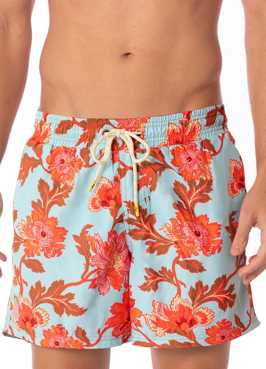 Maaji Floral Sky Sailor Sporty Shorts