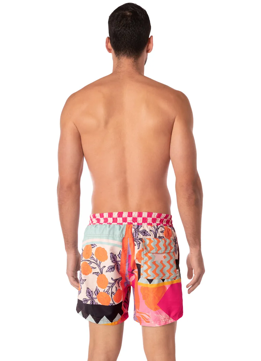 Maaji Sundance Pink Sailor Sporty Shorts