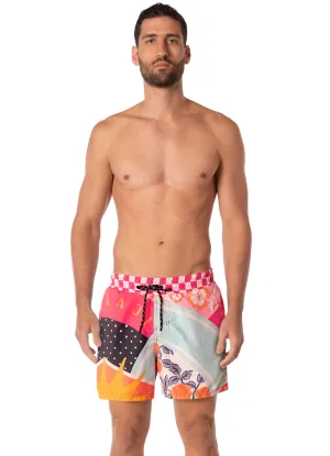 Maaji Sundance Pink Sailor Sporty Shorts